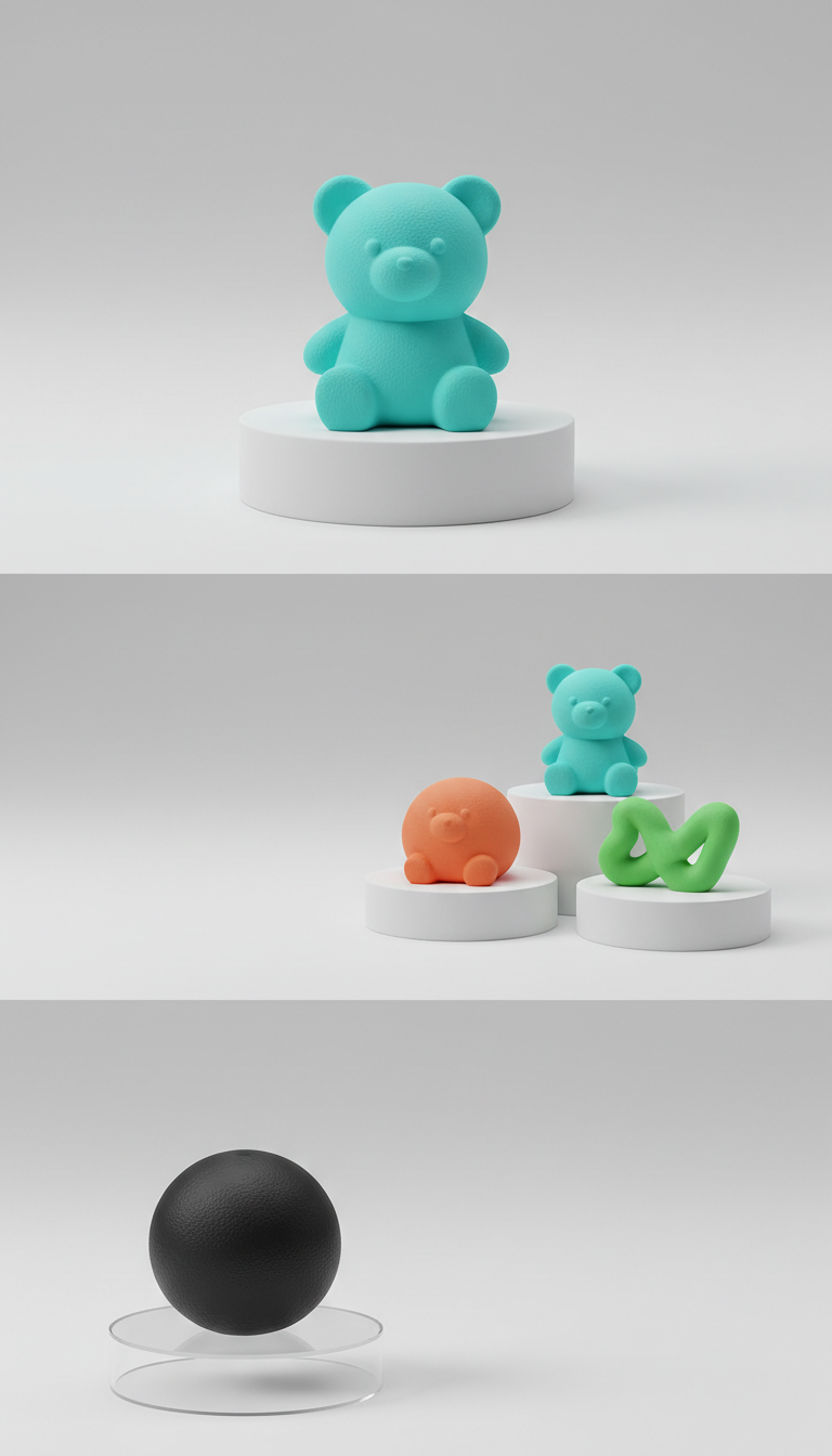 Aqua Bear Squishy Toy